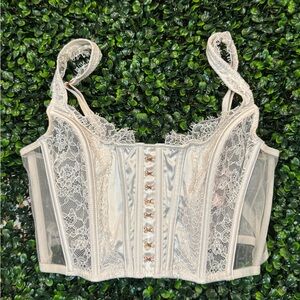 Victoria's Secret Lace Corset - Cream